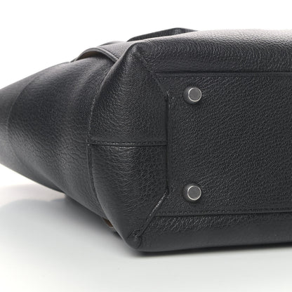 Bottega Veneta Grained Calfskin Maxi Intrecciato Medium Arco Black 10 of 11