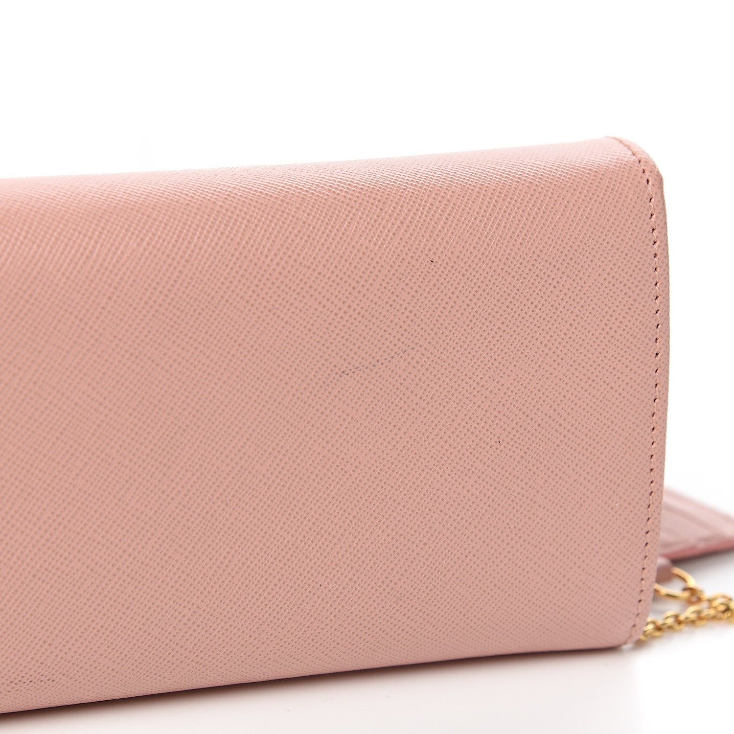 Prada Saffiano Metal Continental Flap Wallet Orchidea 9 of 10