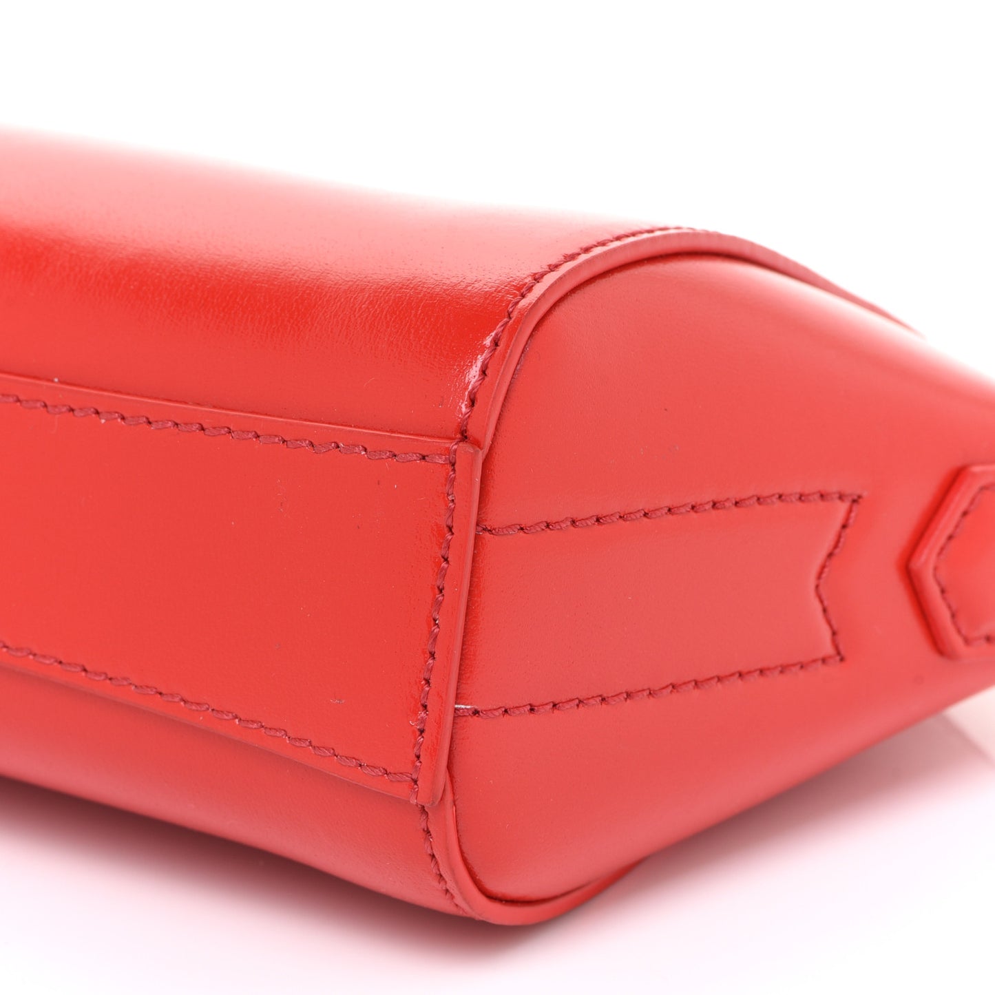 Smooth Calfskin Nano Antigona Red