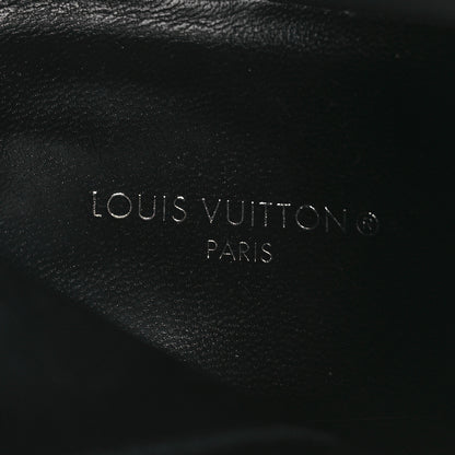 Louis Vuitton Soft Calfskin Monogram Afterglow Platform Ankle Boots 38.5 Black 10 of 12