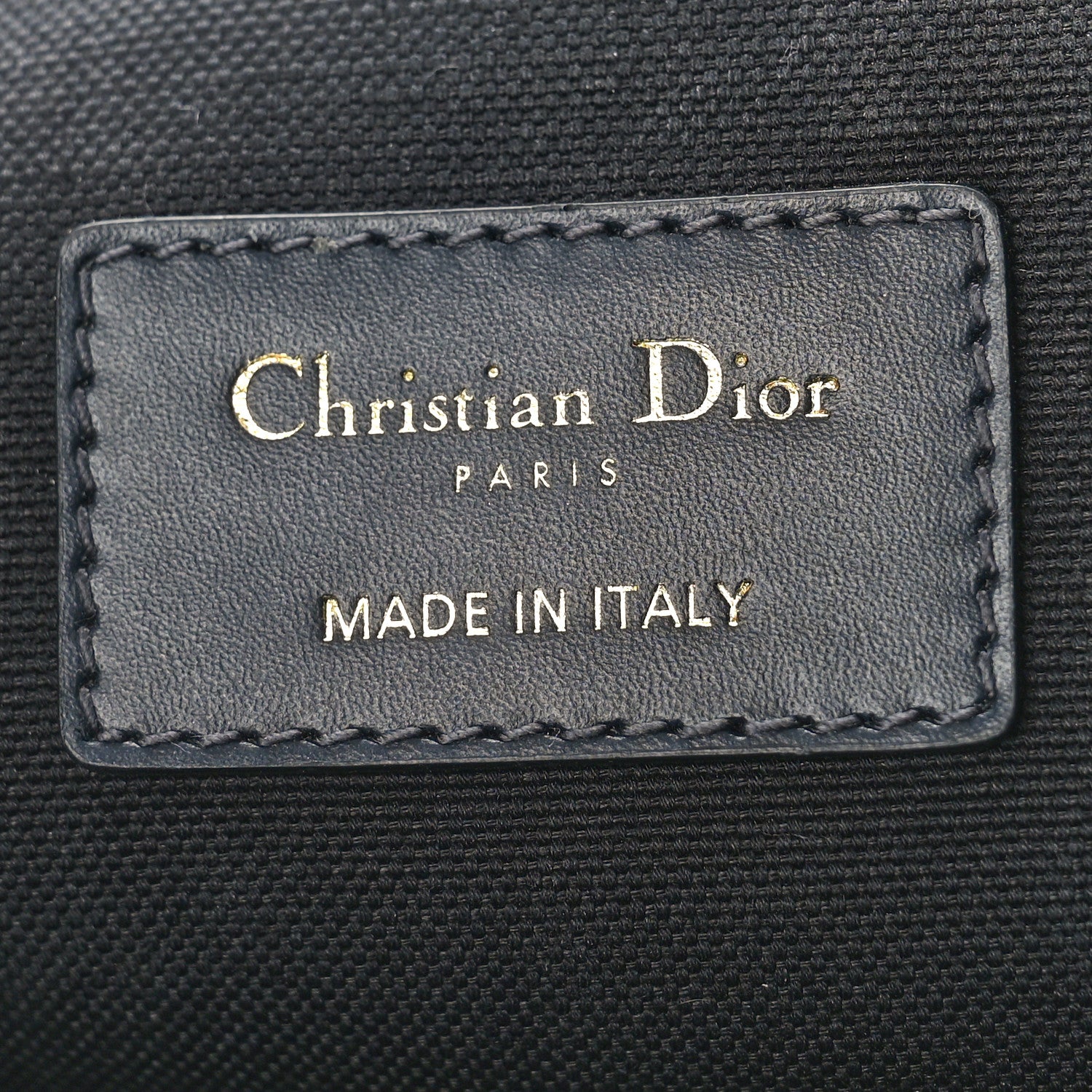 Christian Dior Oblique Calfskin Medium C'est Dior Bucket Bag Blue 6 of 10