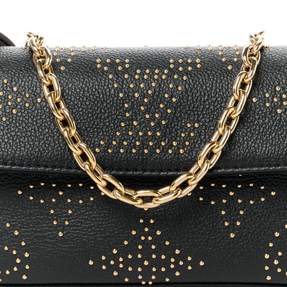 Louis Vuitton Empreinte Giant Studded Ivy Wallet On Chain Black 8 of 10