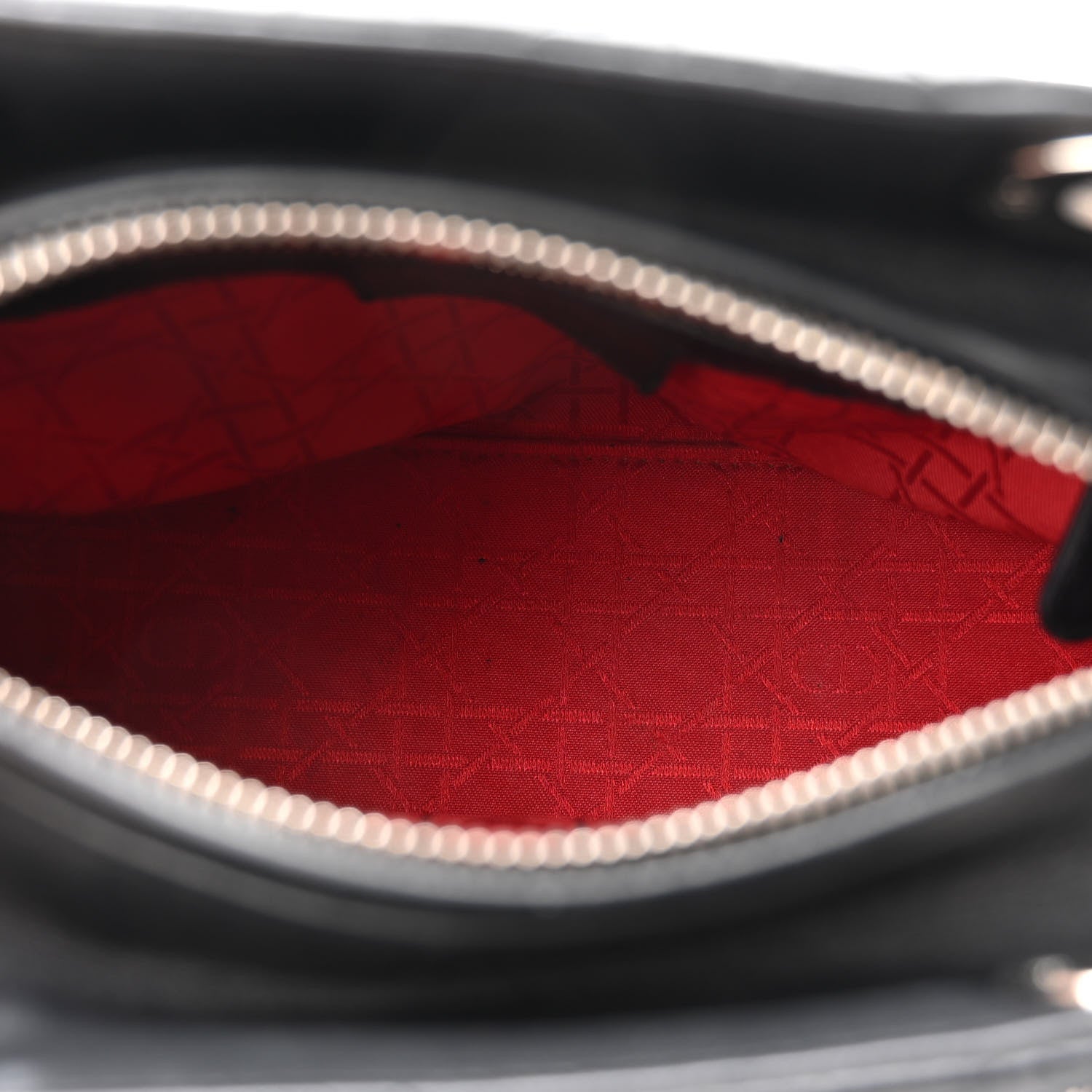 Christian Dior Lambskin Cannage Medium Lady Dior Black 5 of 10