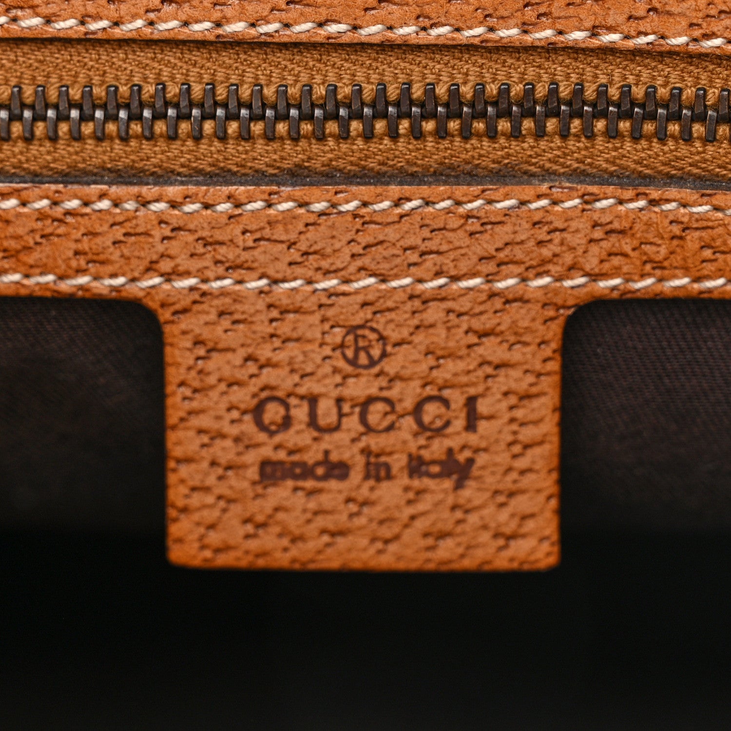 Gucci Monogram Piston Lock Jackie O Hobo Tan 6 of 11
