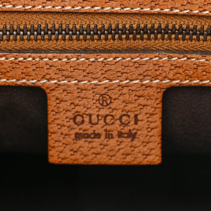 Gucci Monogram Piston Lock Jackie O Hobo Tan 6 of 11