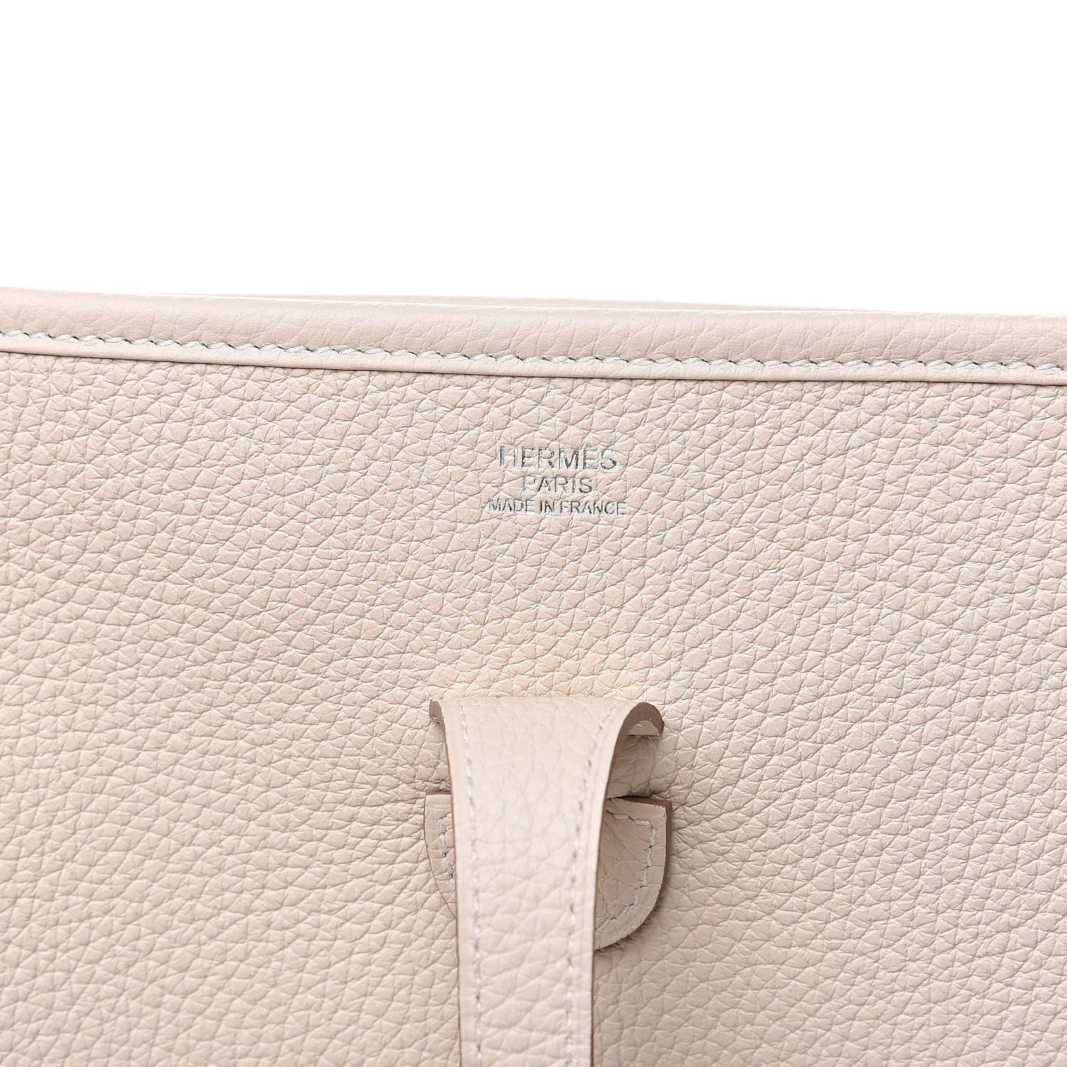 Hermes Taurillon Clemence Evelyne III PM Craie 6 of 11