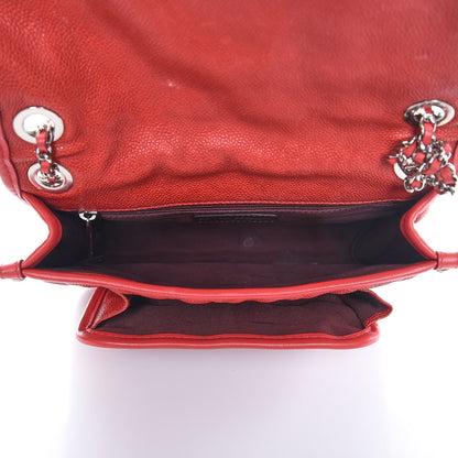Chanel Caviar Quilted Mini French Riviera Flap Red 5 of 13