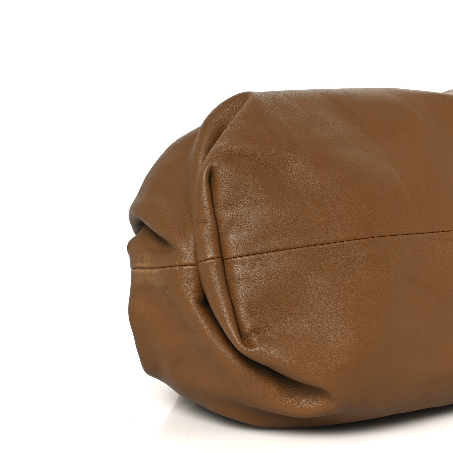 Smooth Butter Calf The Pouch Oversized Clutch Cammello