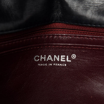 Chanel Lambskin Quilted Jumbo Single Flap Black 15 of 17