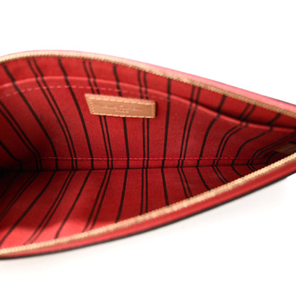 Louis Vuitton Monogram Neverfull MM GM Pochette Cherry 5 of 9