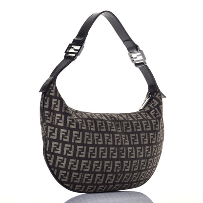 Fendi Zucchino Vitello Hobo Testa di Moro Beige 3 of 8