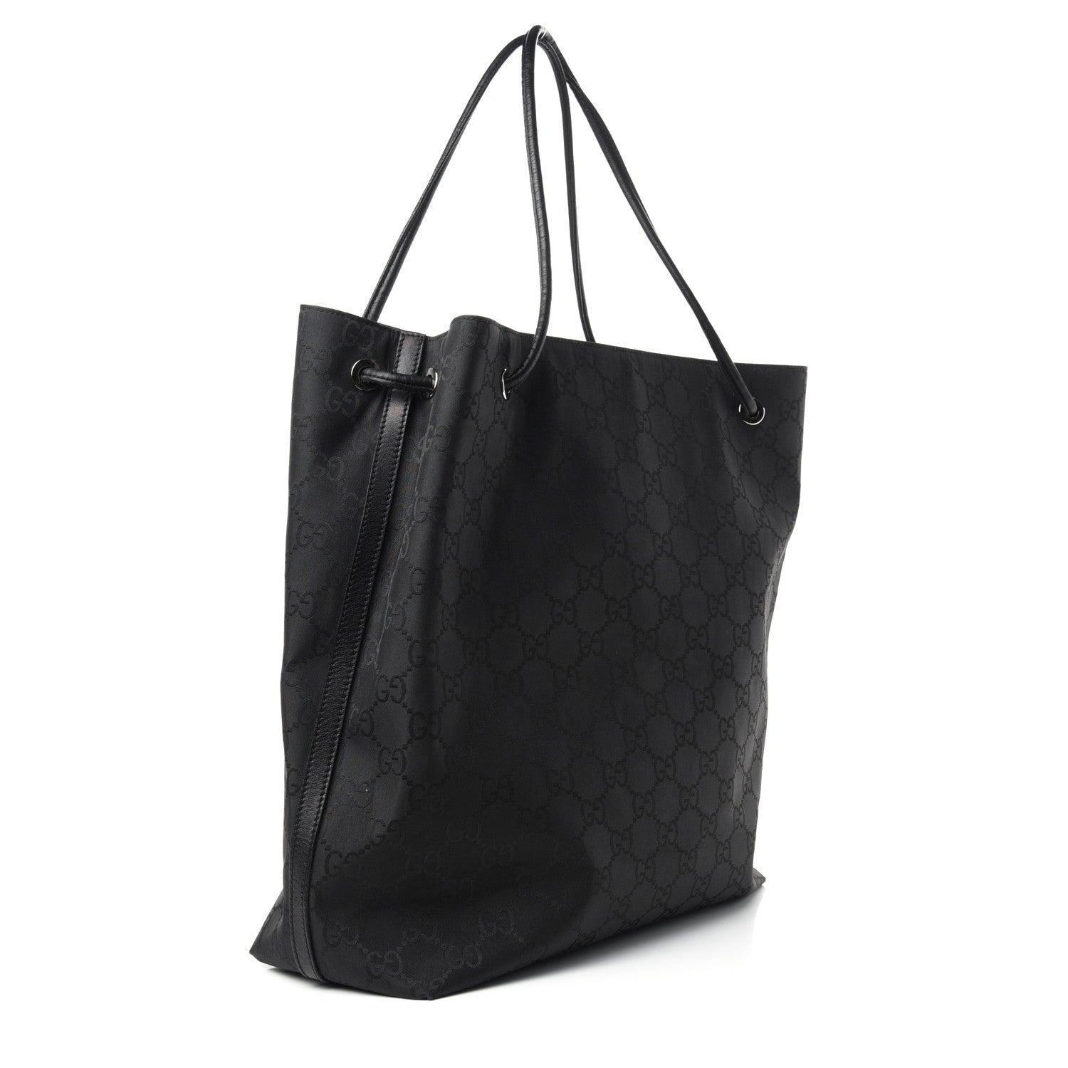 Gucci Nylon Monogram Gifford Tote Black 3 of 10
