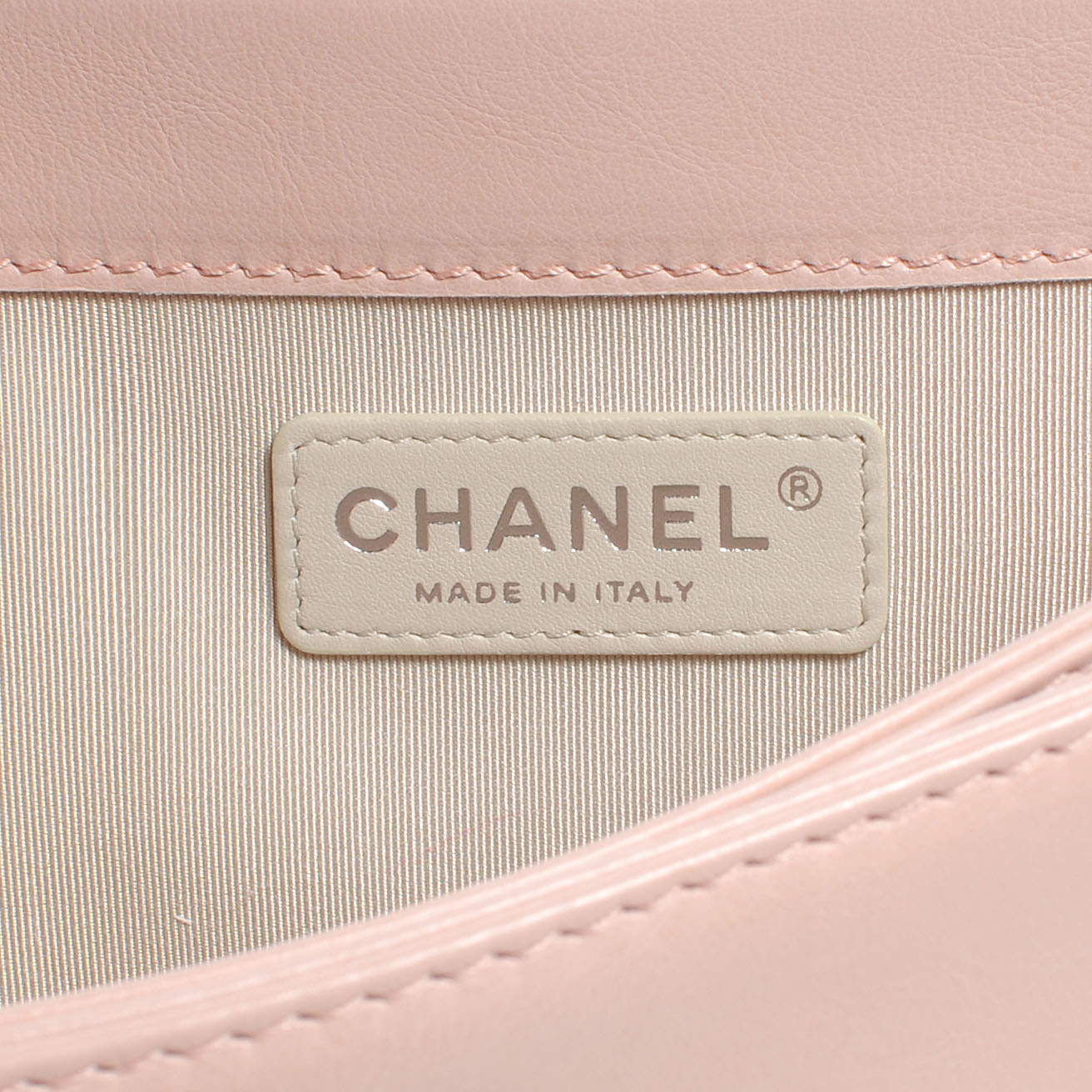 Chanel Calfskin Medium Boy Reverso Light Pink 7 of 8