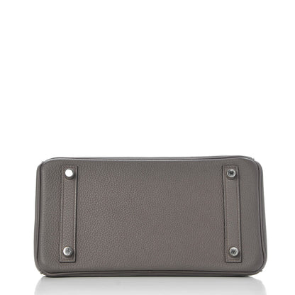 Hermes Togo Birkin 25 Etain 4 of 34