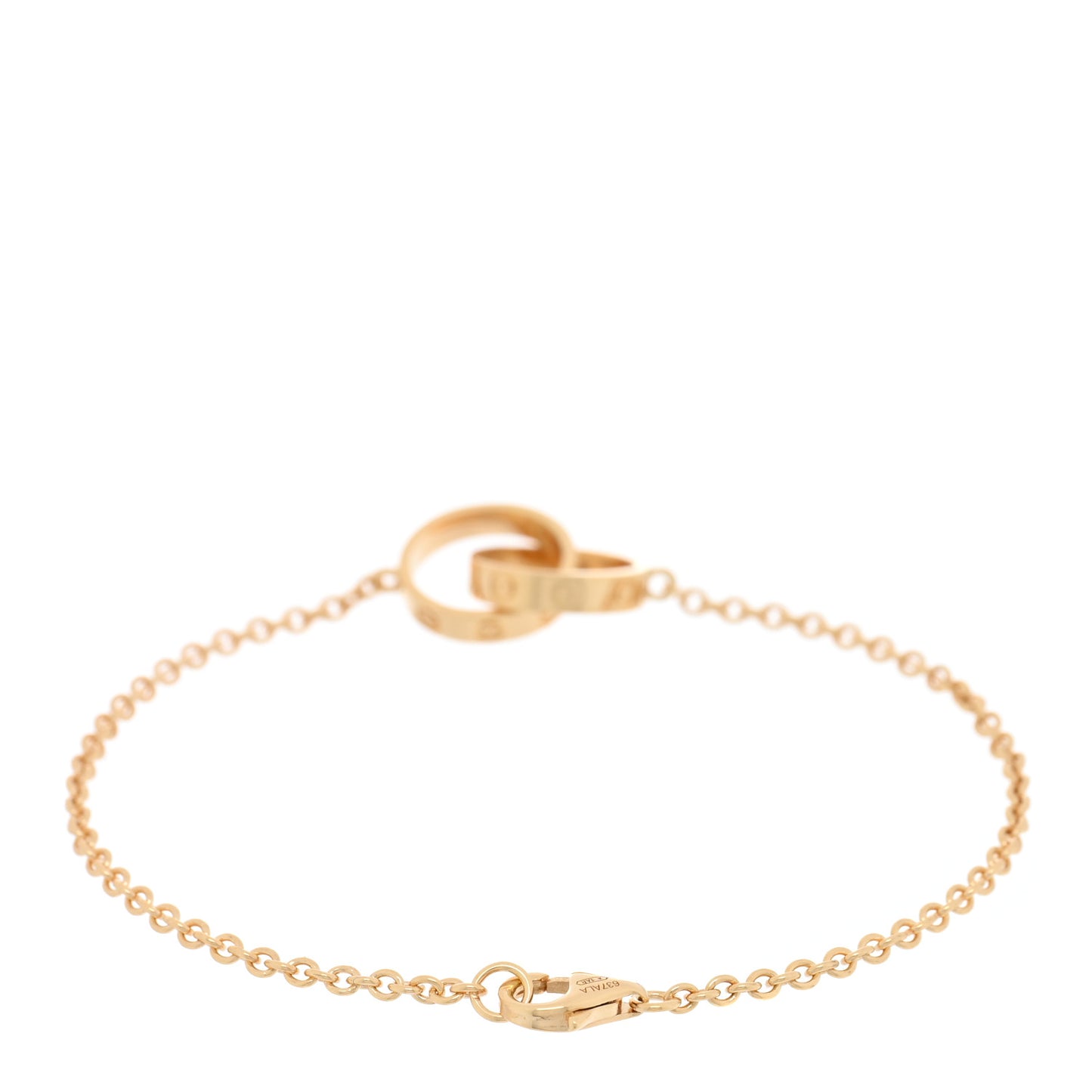 18K Yellow Gold Interlocking LOVE Bracelet