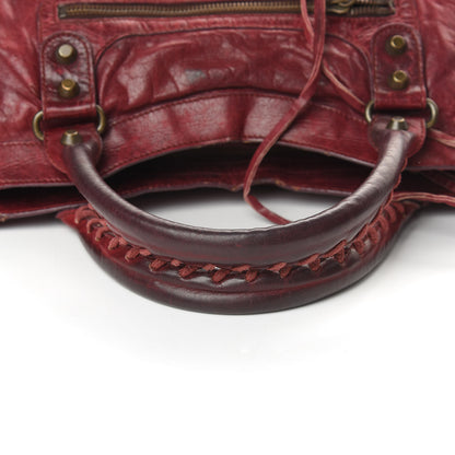Balenciaga Agneau Classic Hardware City Bordeaux 14 of 16