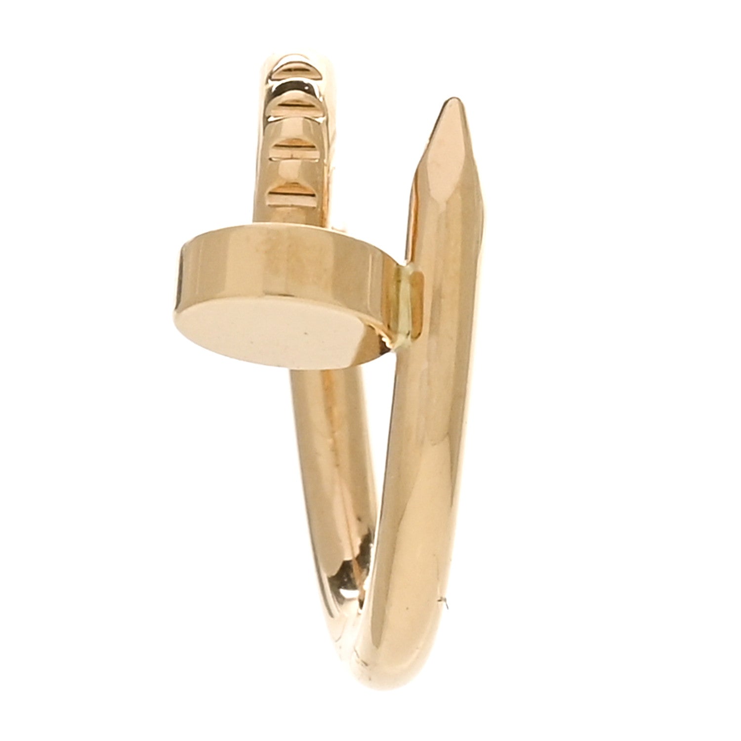 Cartier 18K Yellow Gold Juste Un Clou Single Hoop Earring 1 of 3