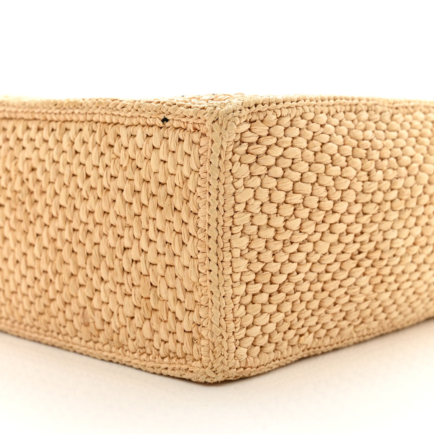 Loewe Raffia Small Paula's Ibiza Logo Tote Natural Tan 9 of 10