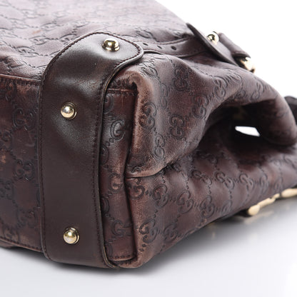 Gucci Guccissima Medium Pelham Shoulder Bag Dark Brown 10 of 21