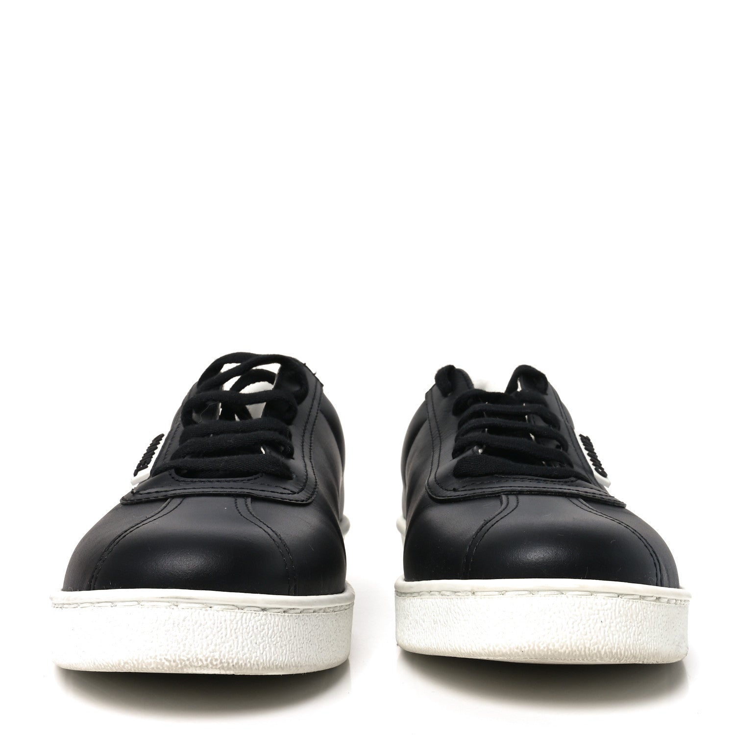 Chanel Calfskin CC Uniform Womens Sneakers 39 Black 3 of 8
