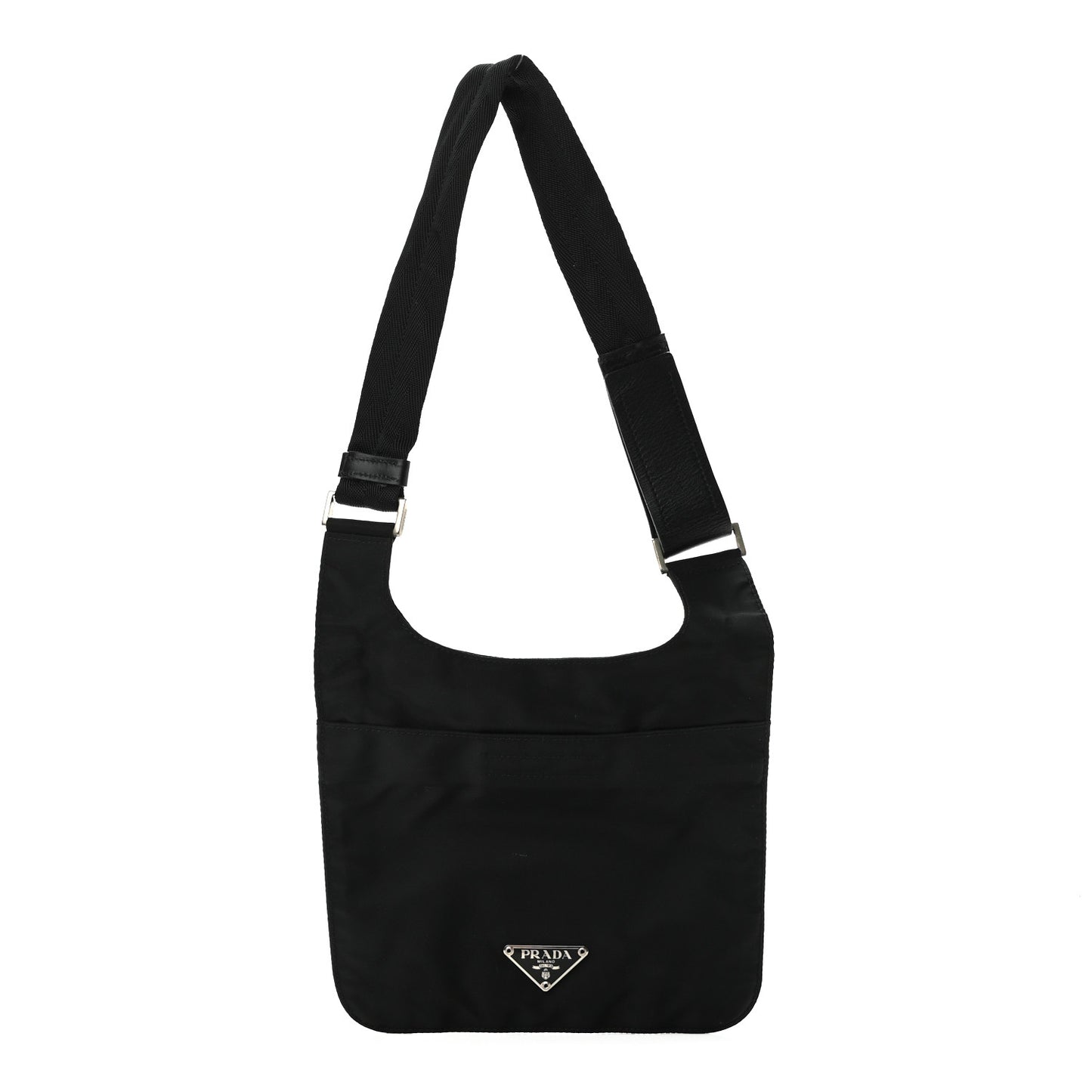 Tessuto Nylon Sport Shoulder Bag Black