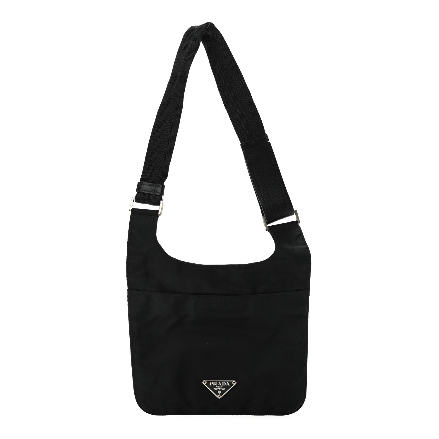Prada Tessuto Nylon Sport Shoulder Bag Black 1 of 8