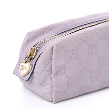 Gucci Guccissima Small Cosmetic Case Lilac 10 of 10