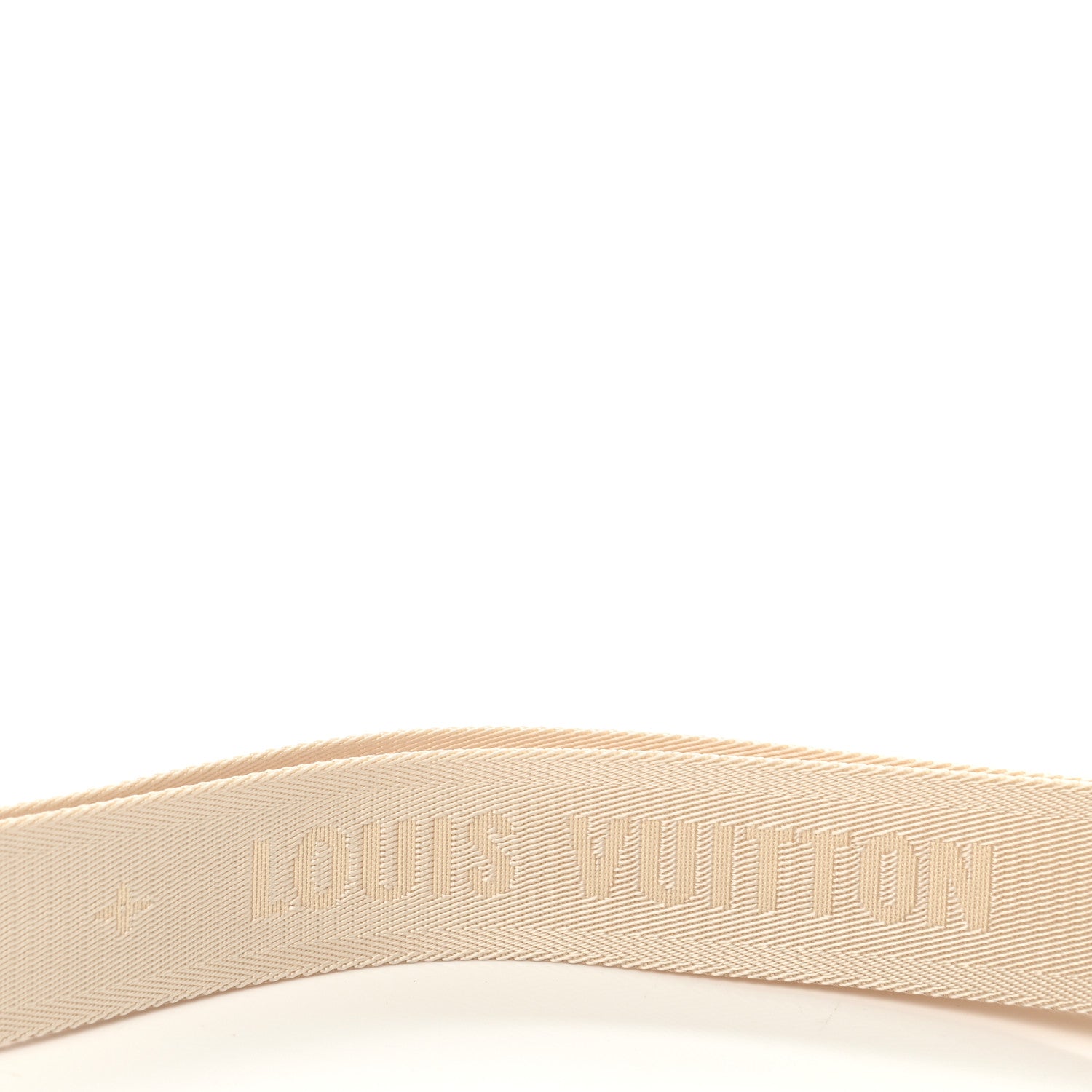 Louis Vuitton Jacquard Monogram Adjustable Shoulder Strap New Creme 3 of 3