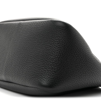 Prada Vitello Daino Soft Mini Zippered Top Handle Bag Black 9 of 9