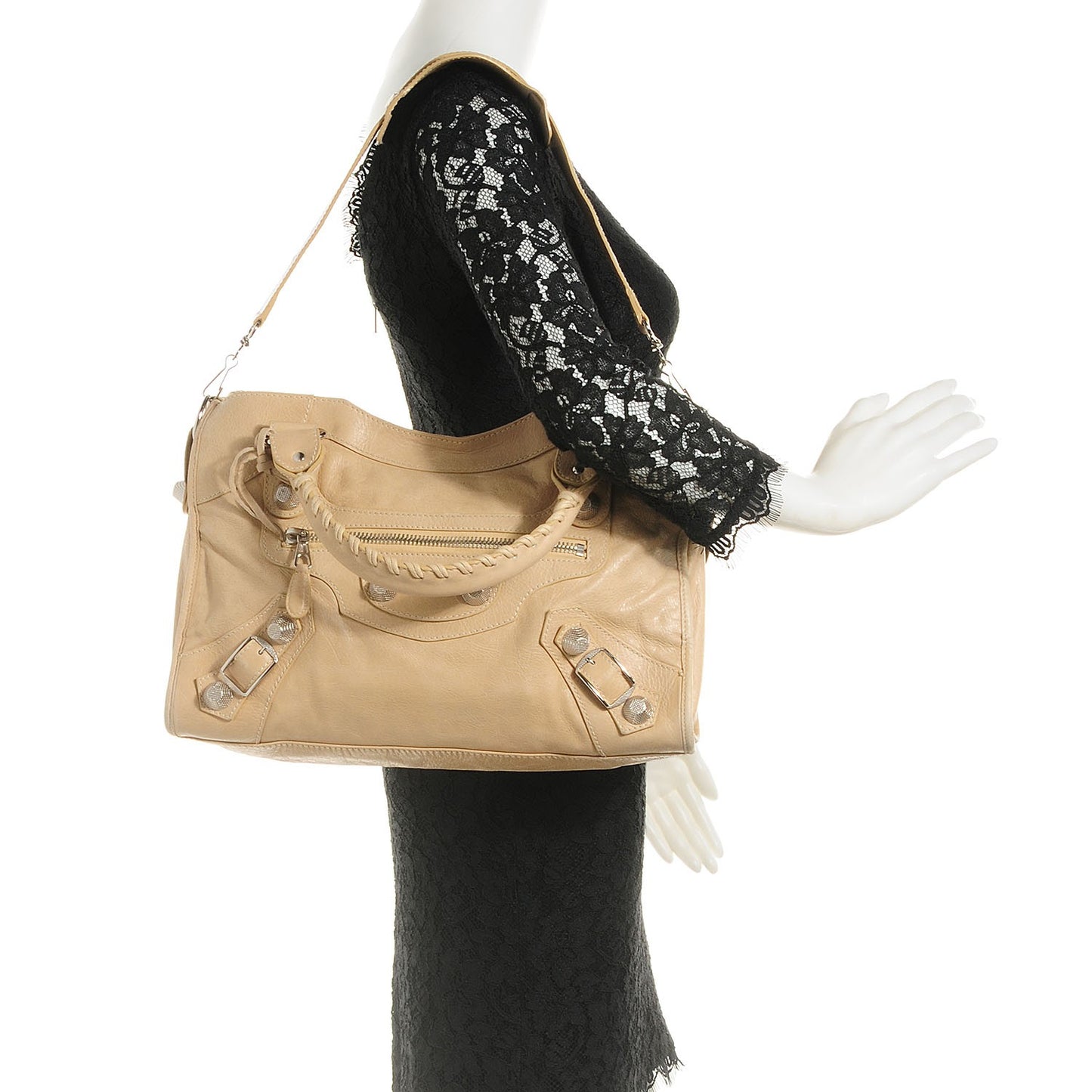Agneau Giant 21 Silver Hardware City Sahara