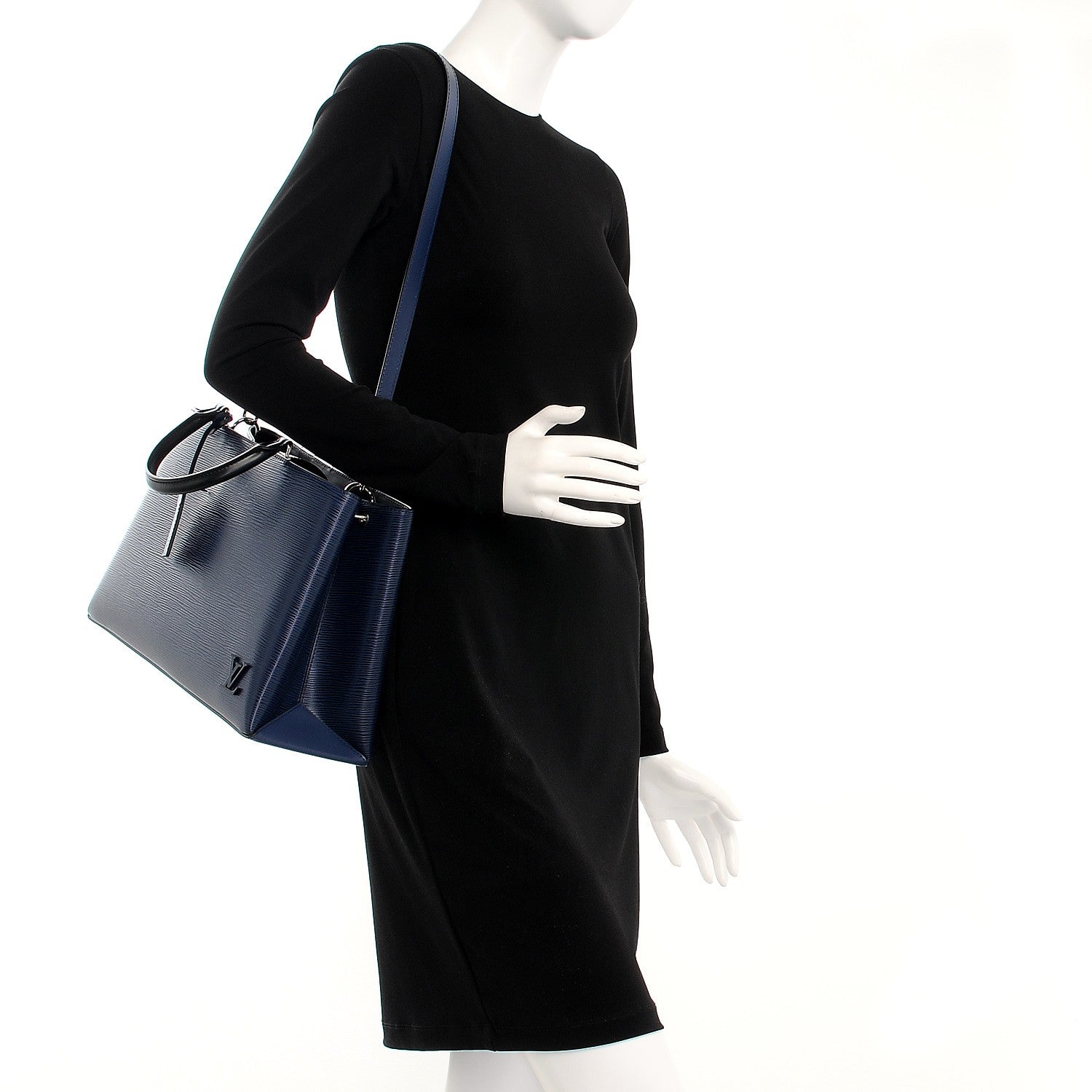 Louis Vuitton Epi Kleber MM Indigo 2 of 9