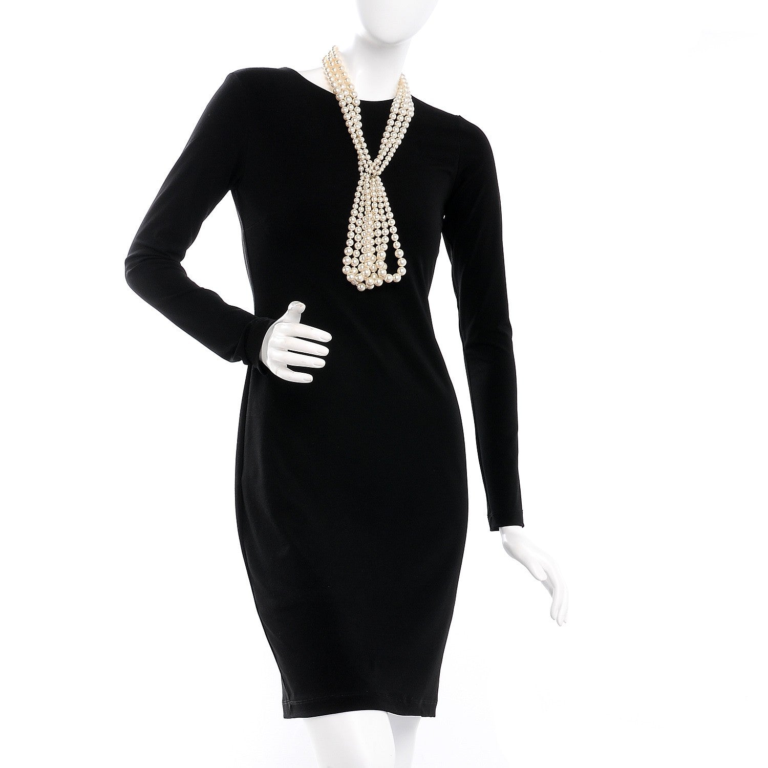 Chanel Pearl Multi Strand CC Necklace Gold 2 of 6