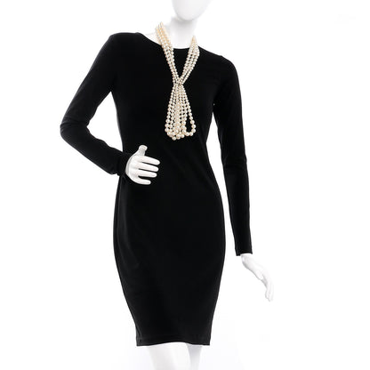 Chanel Pearl Multi Strand CC Necklace Gold 2 of 6