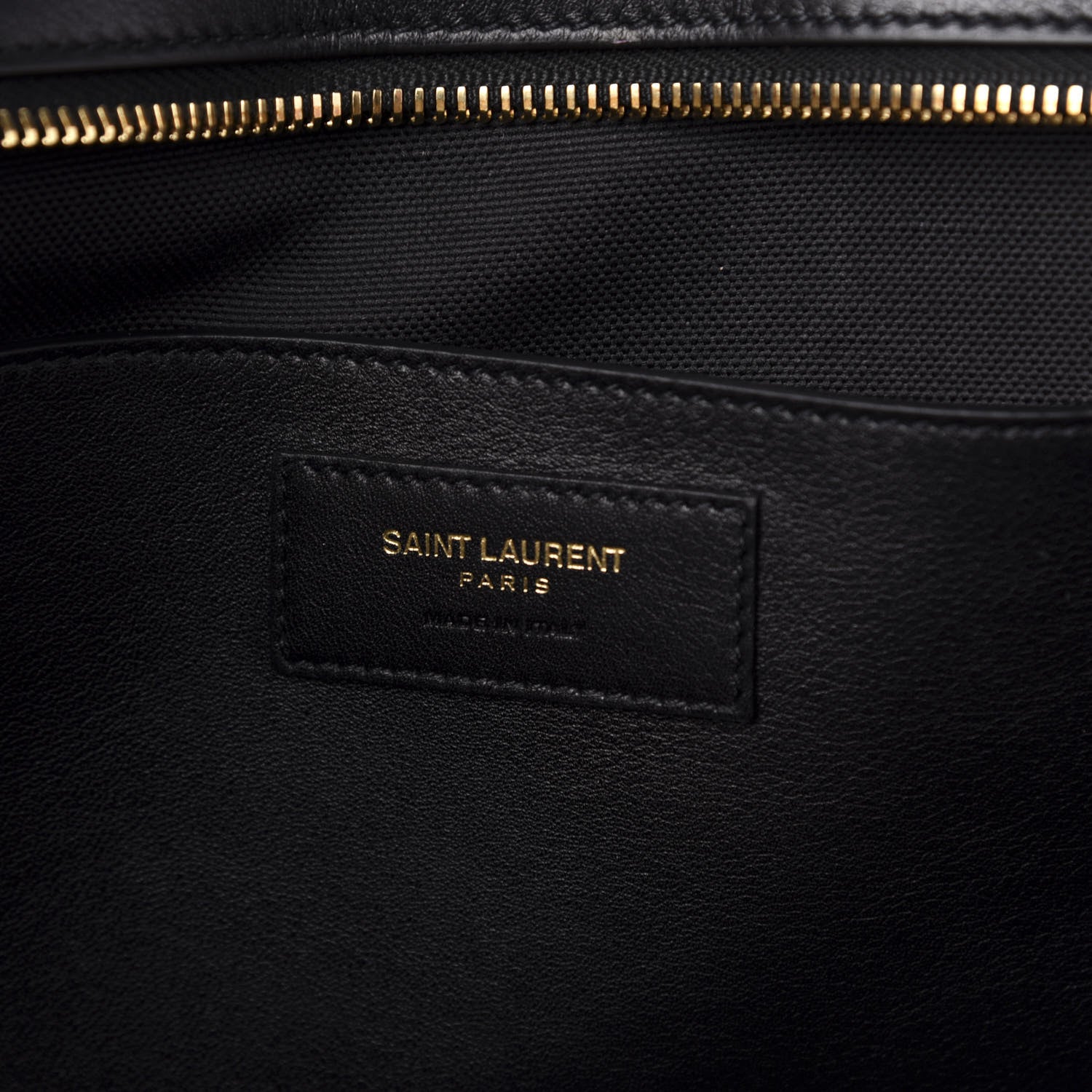 Saint Laurent Raffia Baby Monogram Downtown Cabas Black 6 of 10