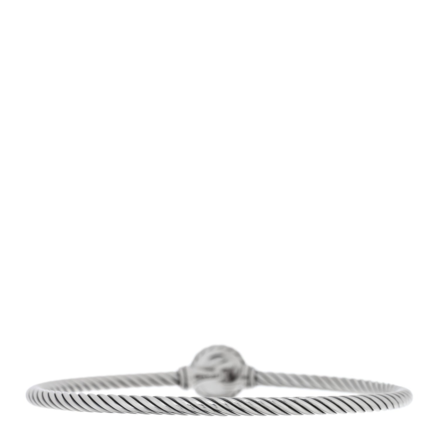David Yurman Sterling Silver Turquoise 3mm Chatelaine Bracelet 2 of 3