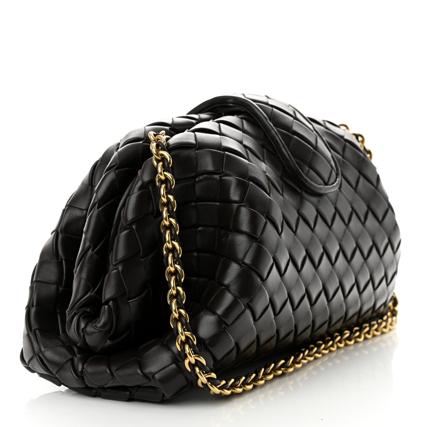 Nappa Intrecciato Teen The Lauren 1980 Clutch With Chain Fondant