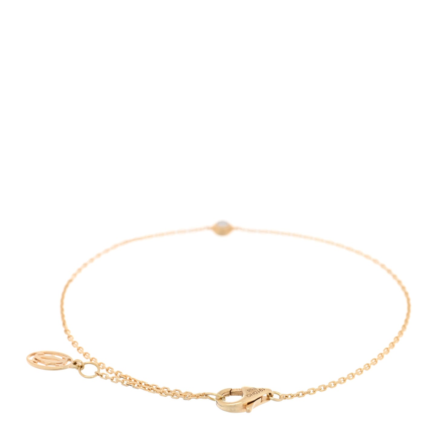 18K Yellow Gold Diamond XS D'Amour Bracelet