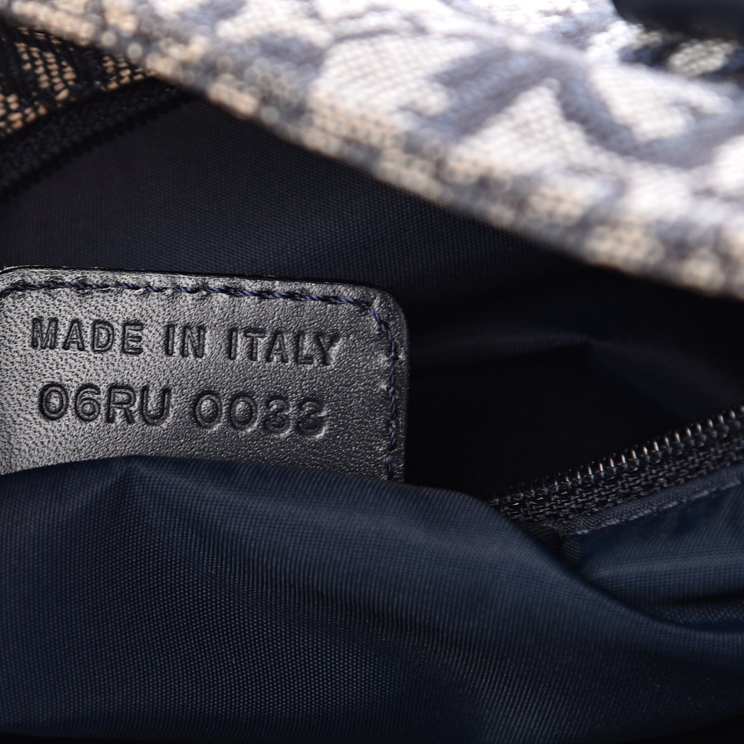 Christian Dior Monogram Tote Blue 6 of 13