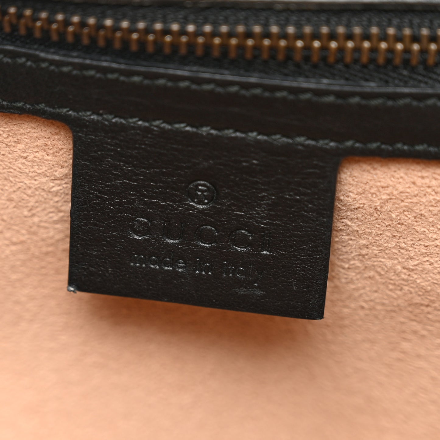 Calfskin Matelasse Small GG Marmont Shoulder Bag Black
