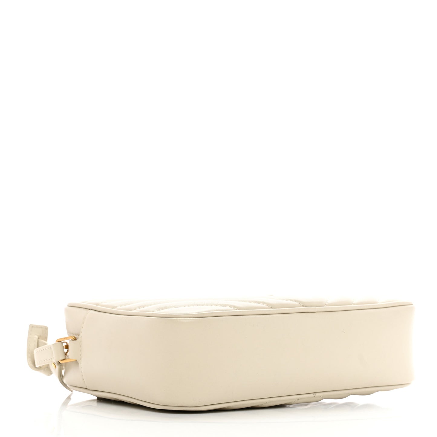 Calfskin Matelasse Monogram Lou Camera Bag Crema Soft