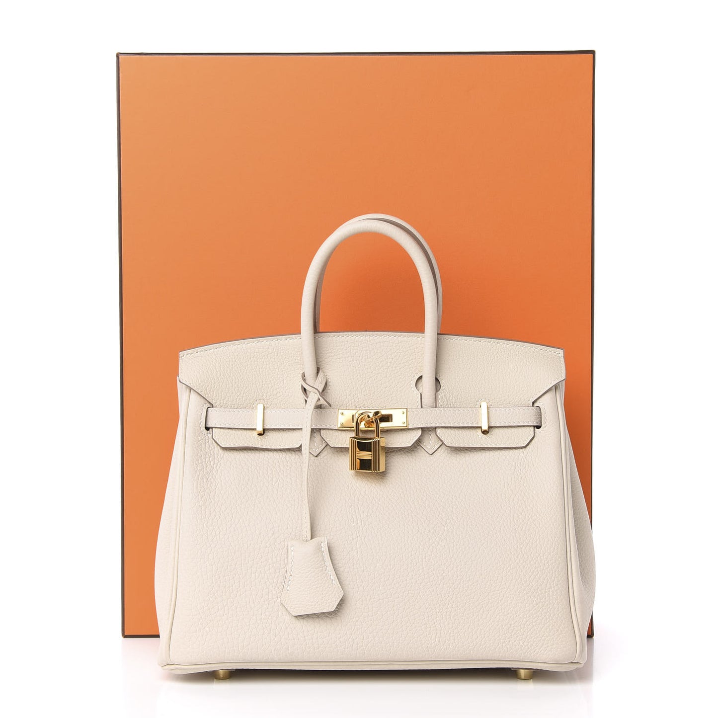 Taurillon Clemence Birkin 25 Craie
