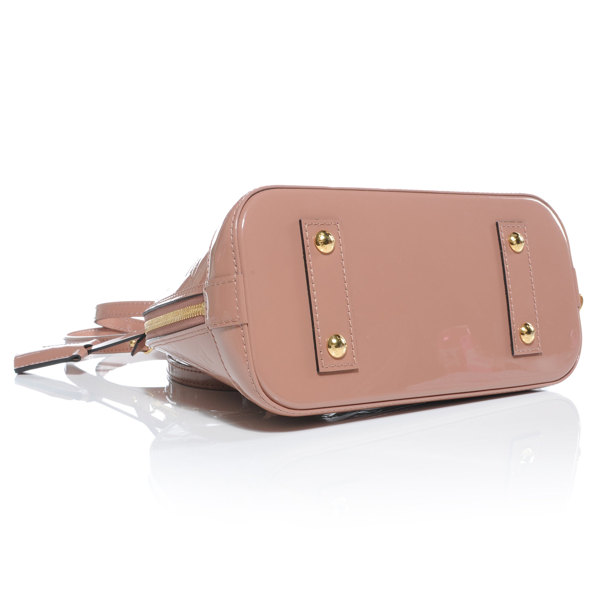 Louis Vuitton Vernis Alma BB Rose Velours 4 of 7