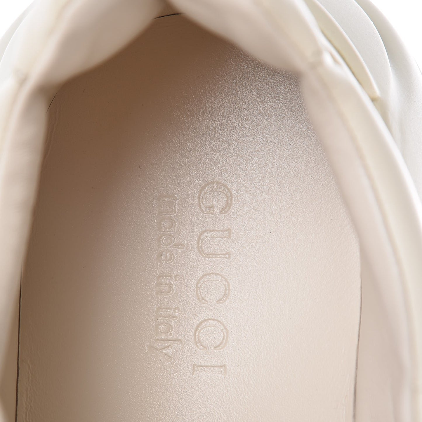 Calfskin Logo Mens Rhyton Sneakers 12 Ivory