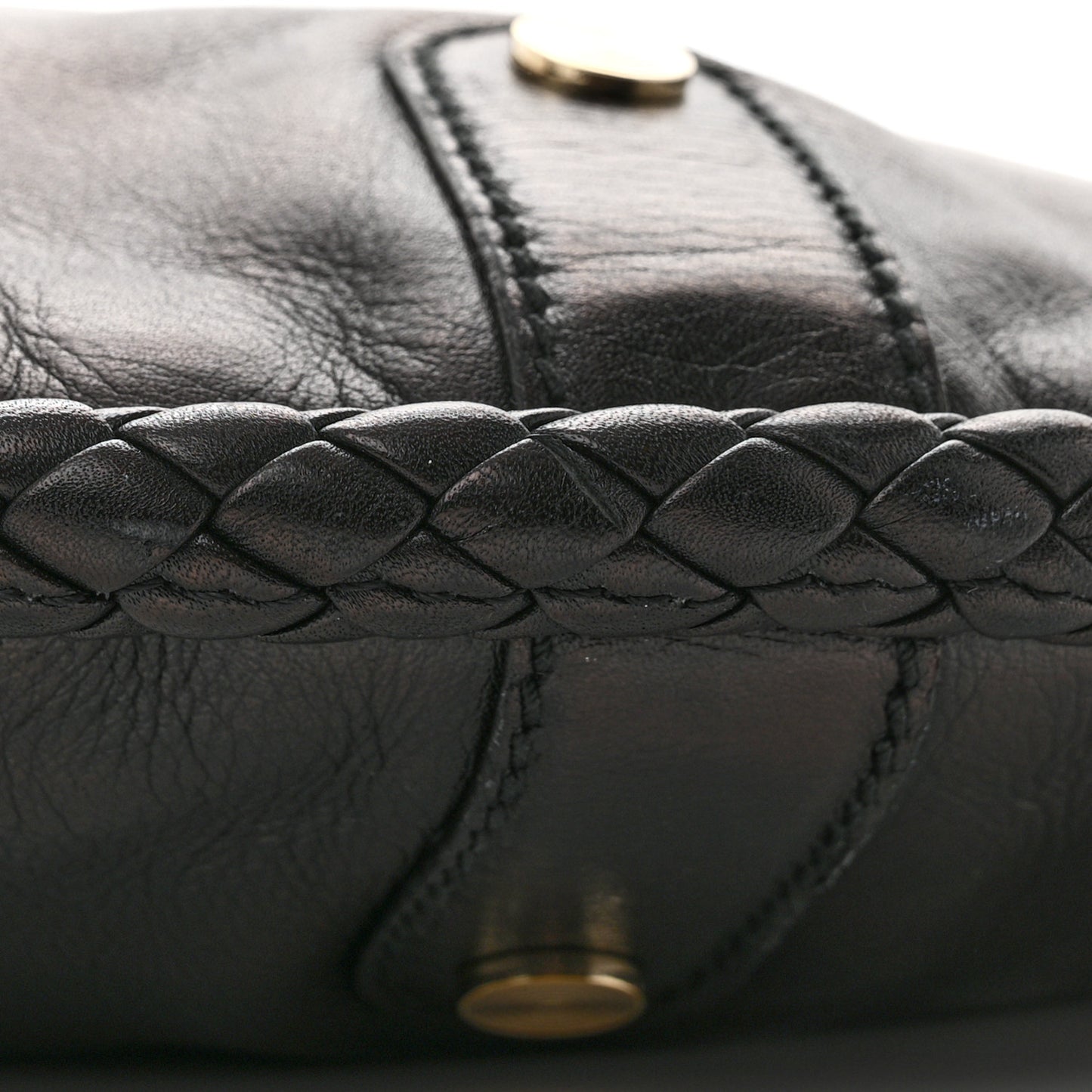 Calfskin Medium Britt Tassel Shoulder Bag Black