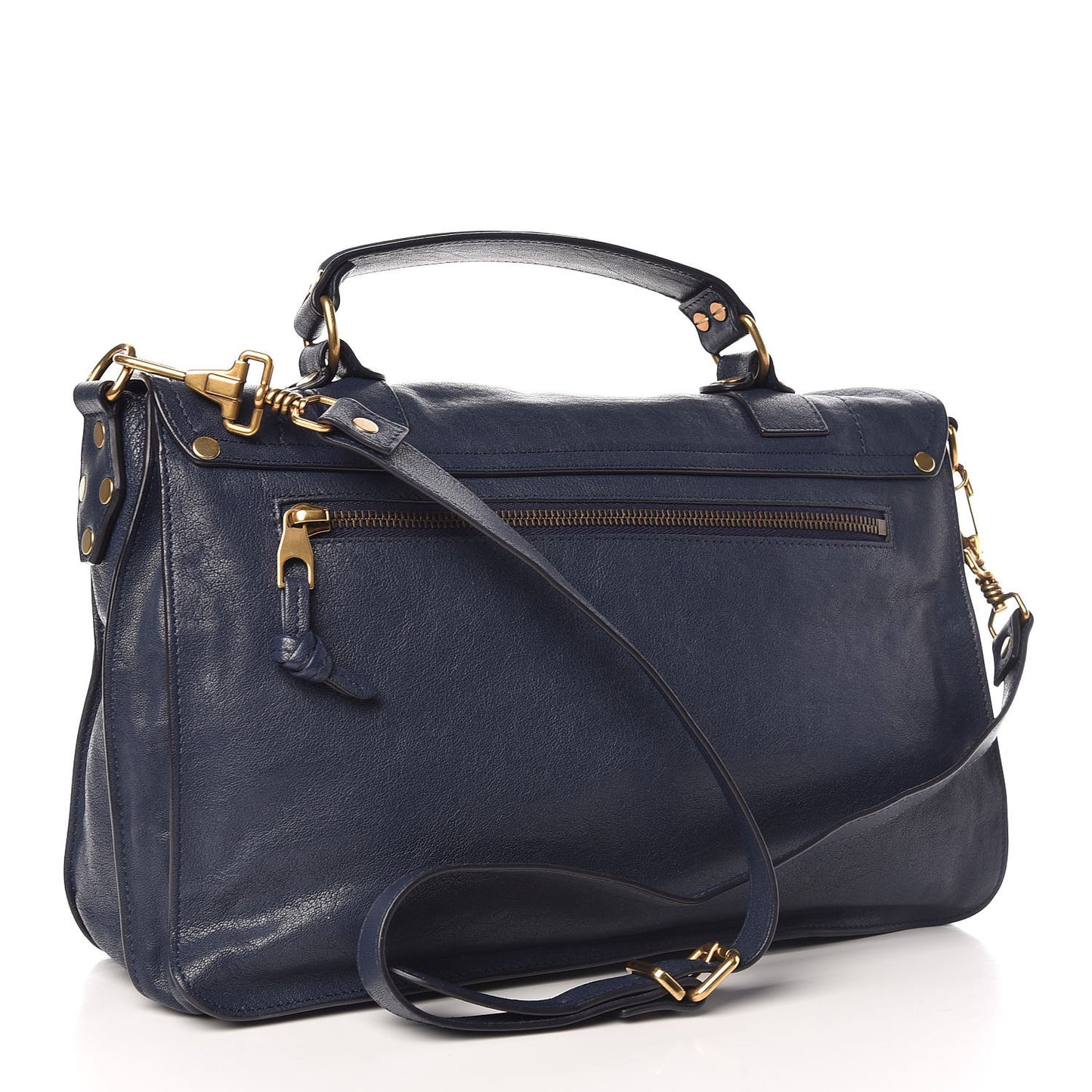 Lambskin Medium PS1 Satchel Midnight