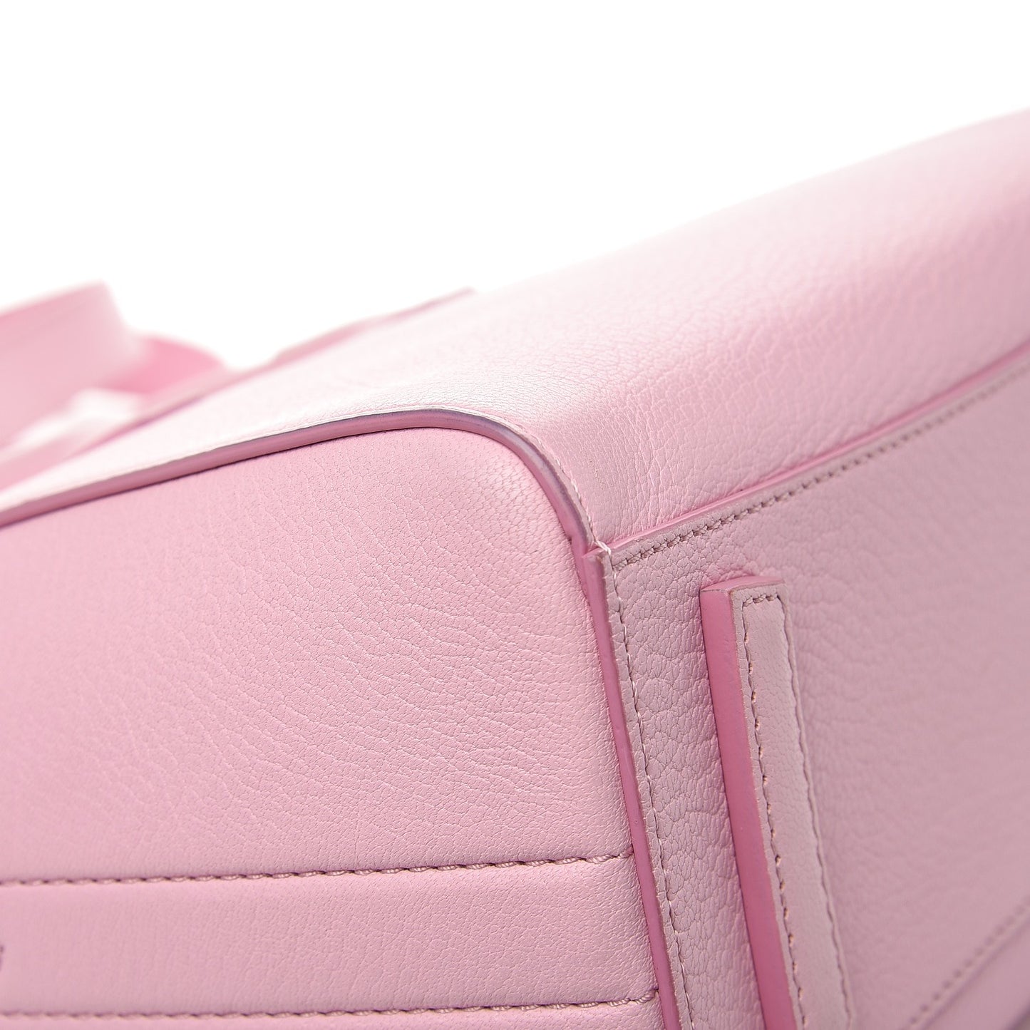 Sugar Goatskin Mini Antigona Bright Pink