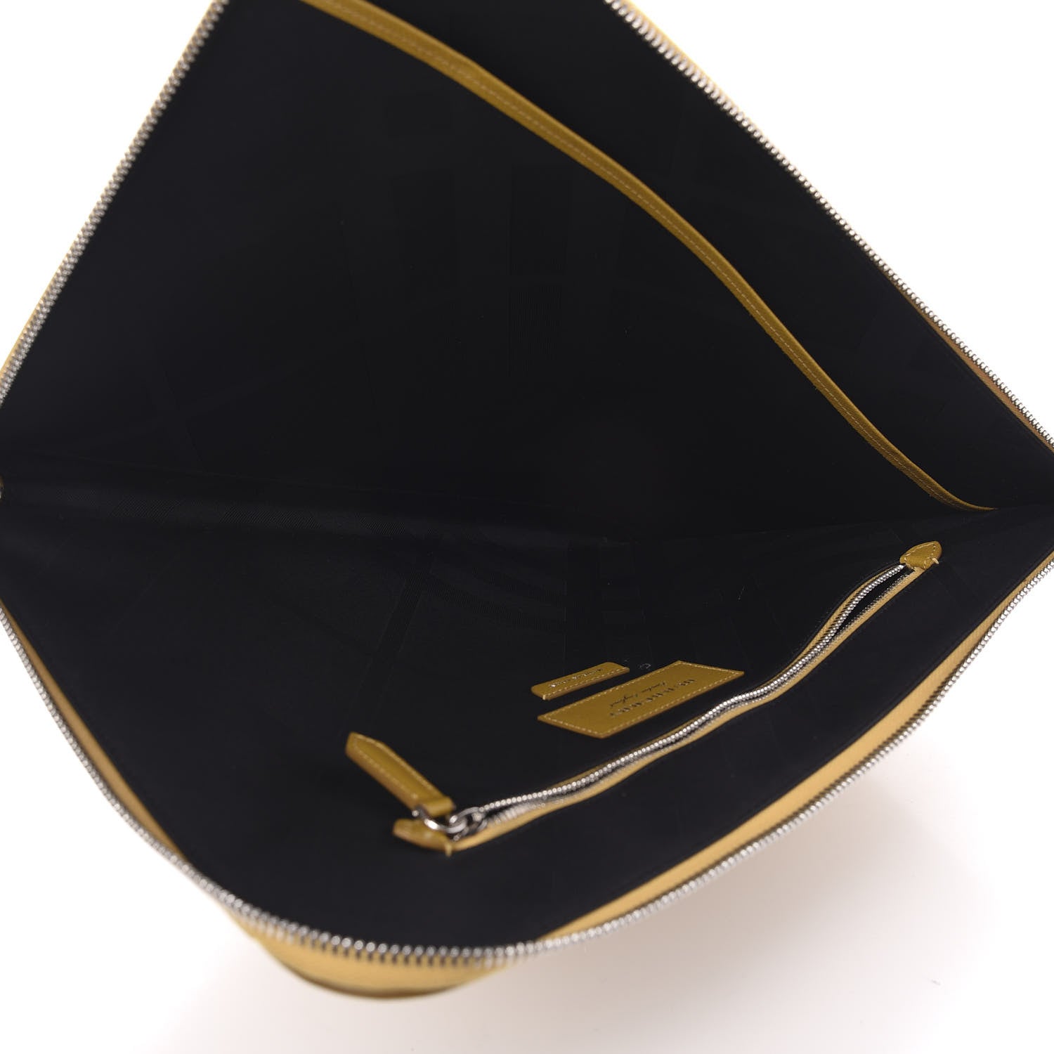 Burberry Grainy Calfskin Document Case Larch Yellow 5 of 6