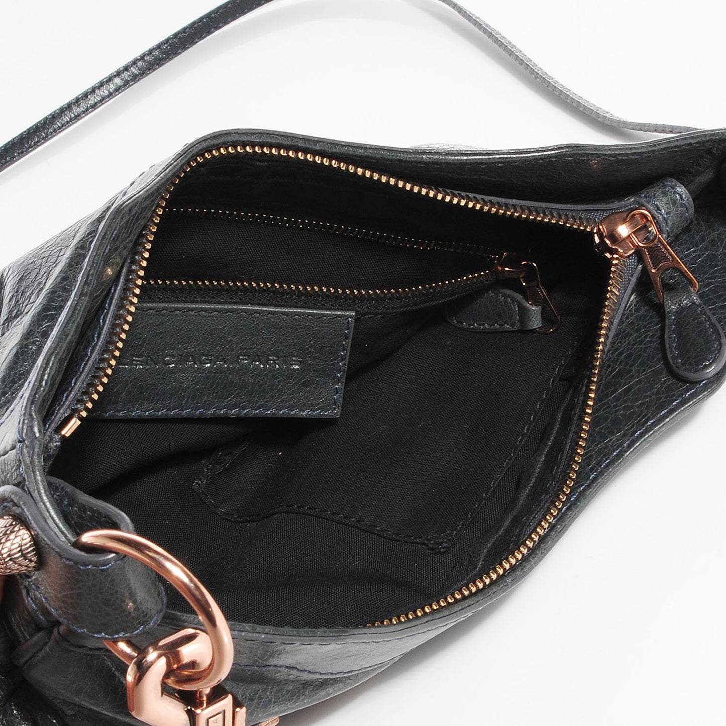 Agneau Giant 12 Rose Gold Hardware Hip Anthracite