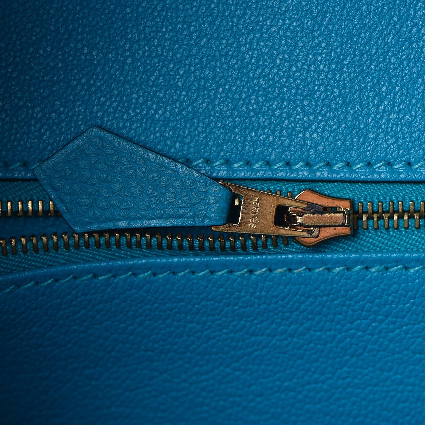 Togo Birkin 35 Turquoise