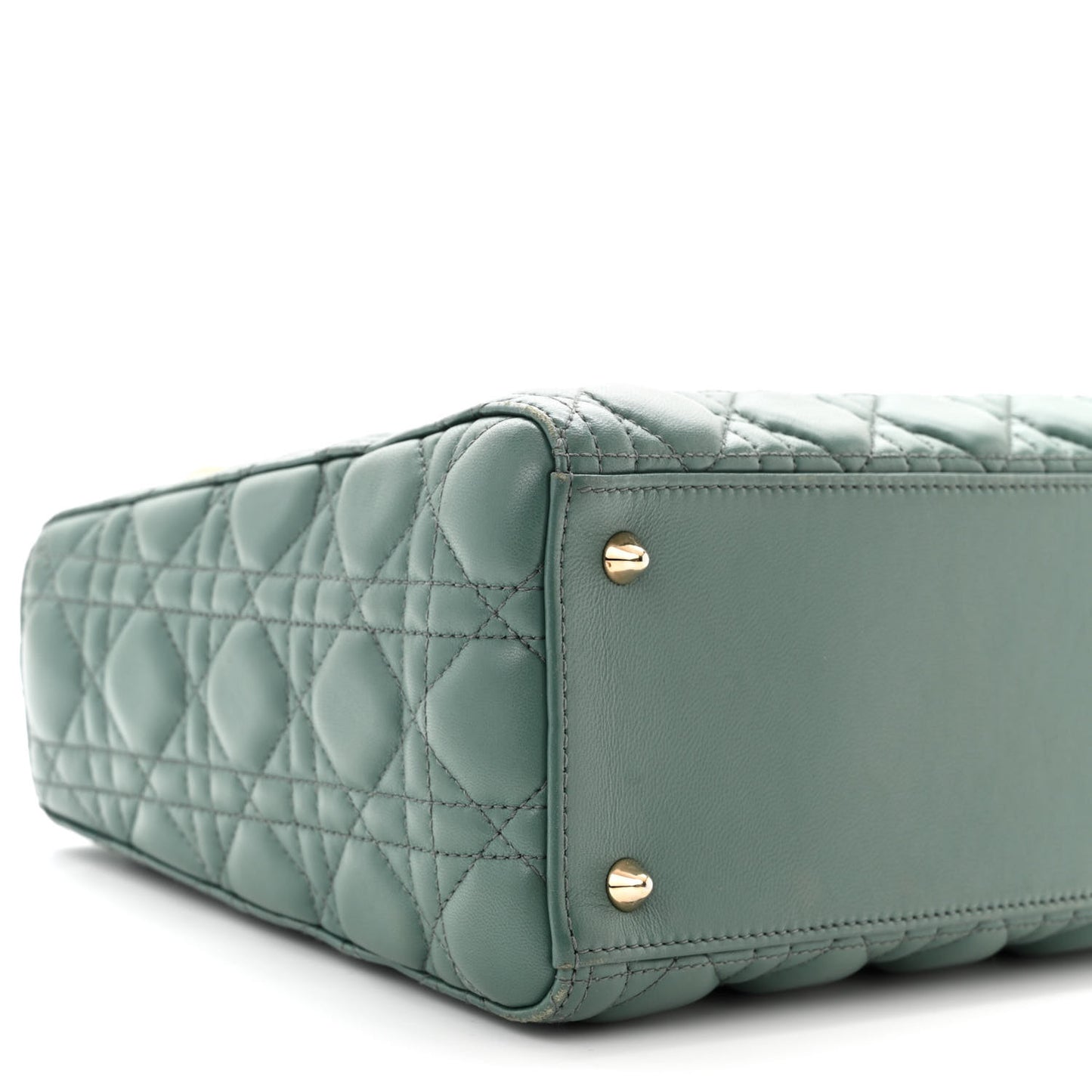 Lambskin Cannage Medium Lady Dior Orage
